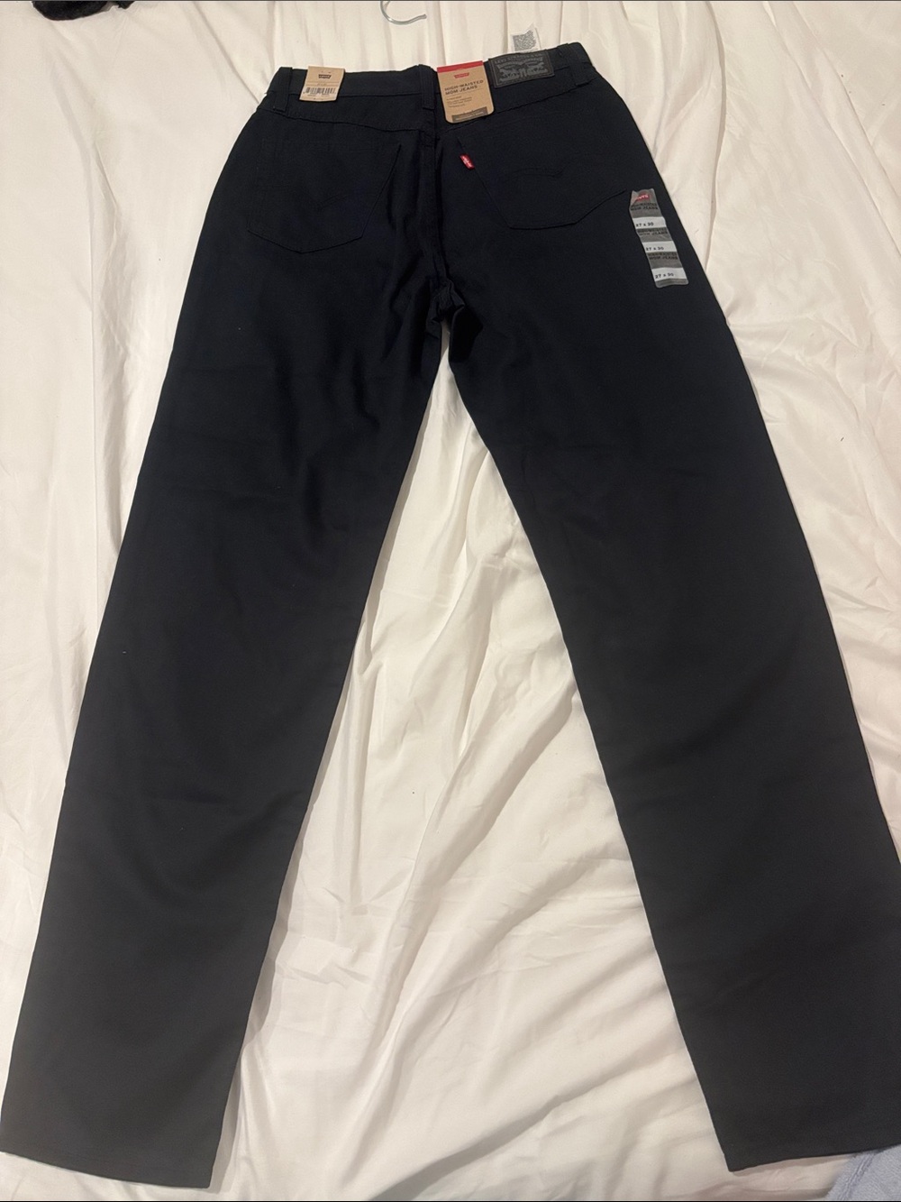 Levi's  High Waisted Black Mom Jeans